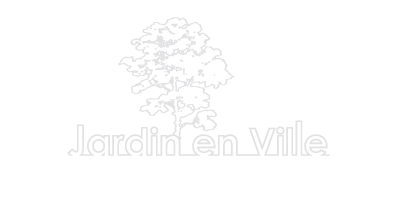 Le Jardin en Ville - Logo blanc