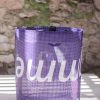 Panier recyclé couleur lavande Oh la bâche
