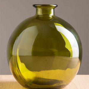 Vase en verre recyclé kimma vert